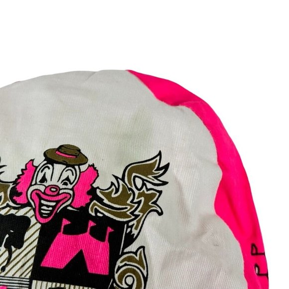 Vintage CIRCUS CIRCUS Hotel Casino LAS VEGAS Painters Cap Pink White Snapback - Picture 4 of 10